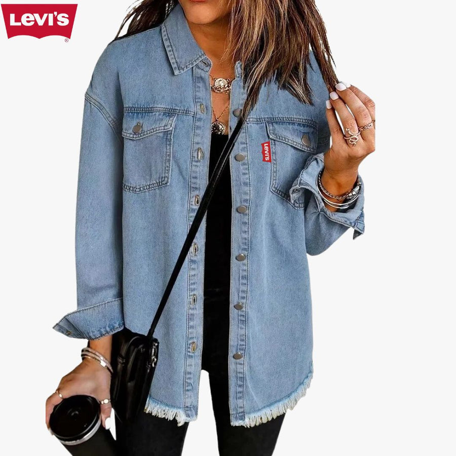 Lеⅴі'ѕ  - Veste chemise en jean oversize - Femme