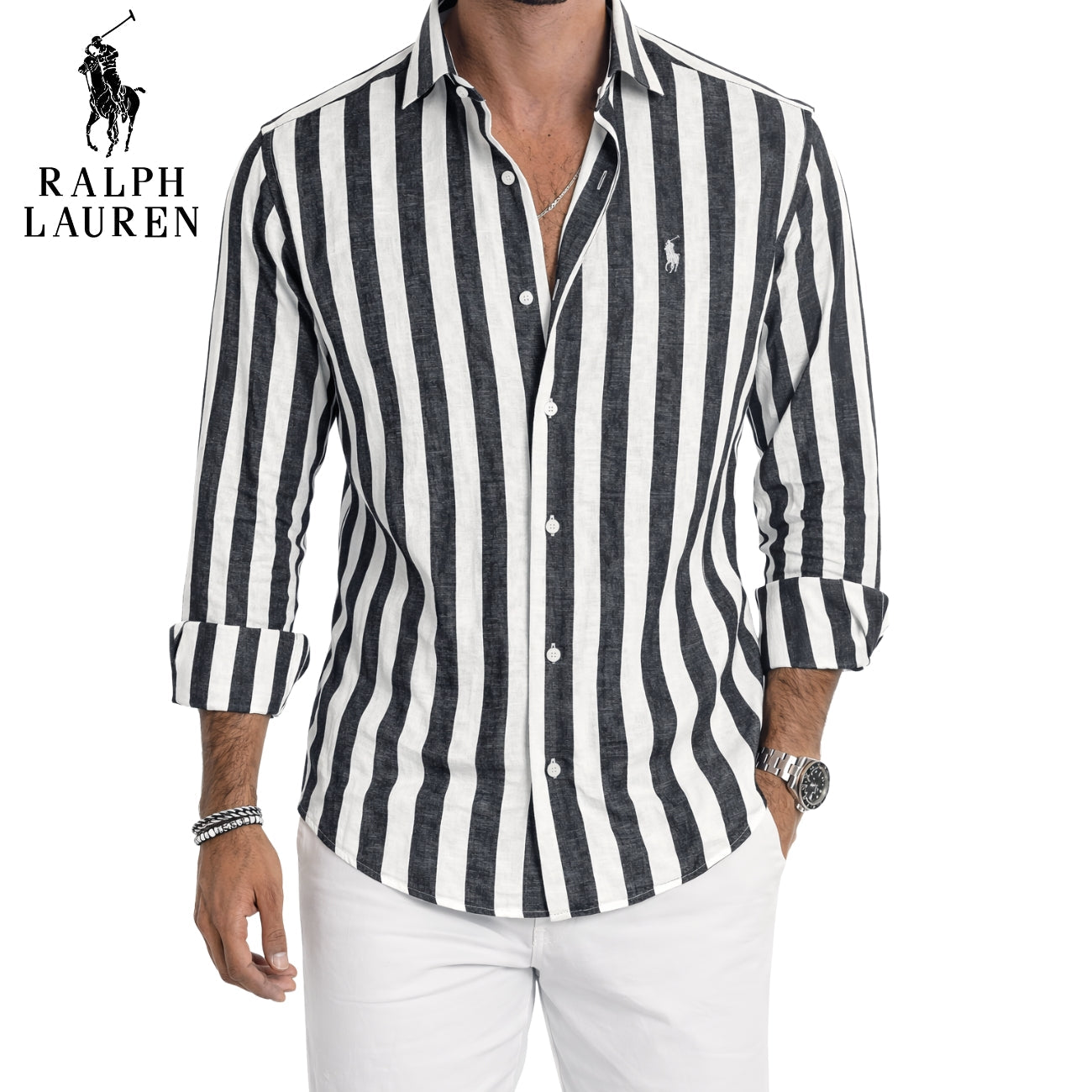 Ralph Lauren - Chemise décontractée à rayures