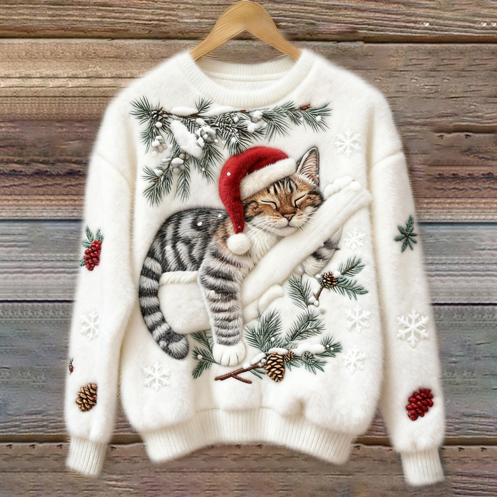Pull de Noël 3D pour Chats™ - Edition Limitée