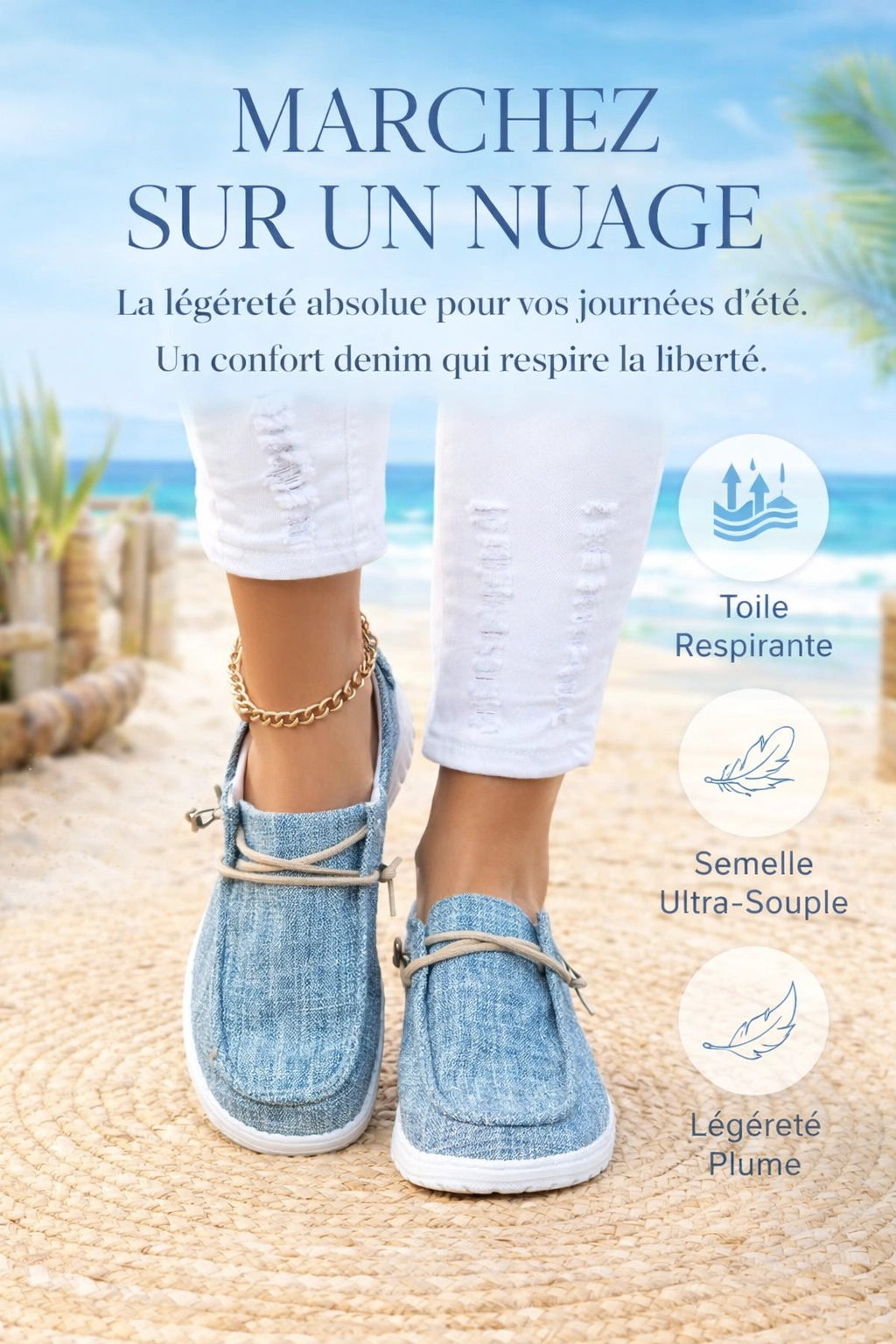 Mocassins Orthopédiques Respirants -Exclusive Femme