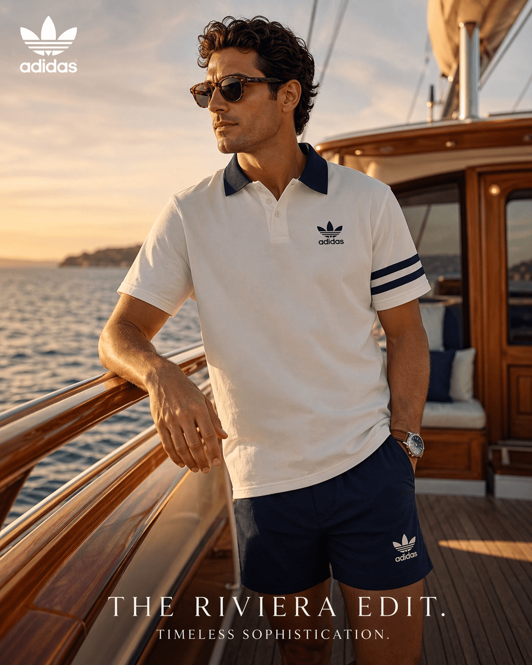 Ensemble Αdіԁаѕ - Polo et Short en Coton
