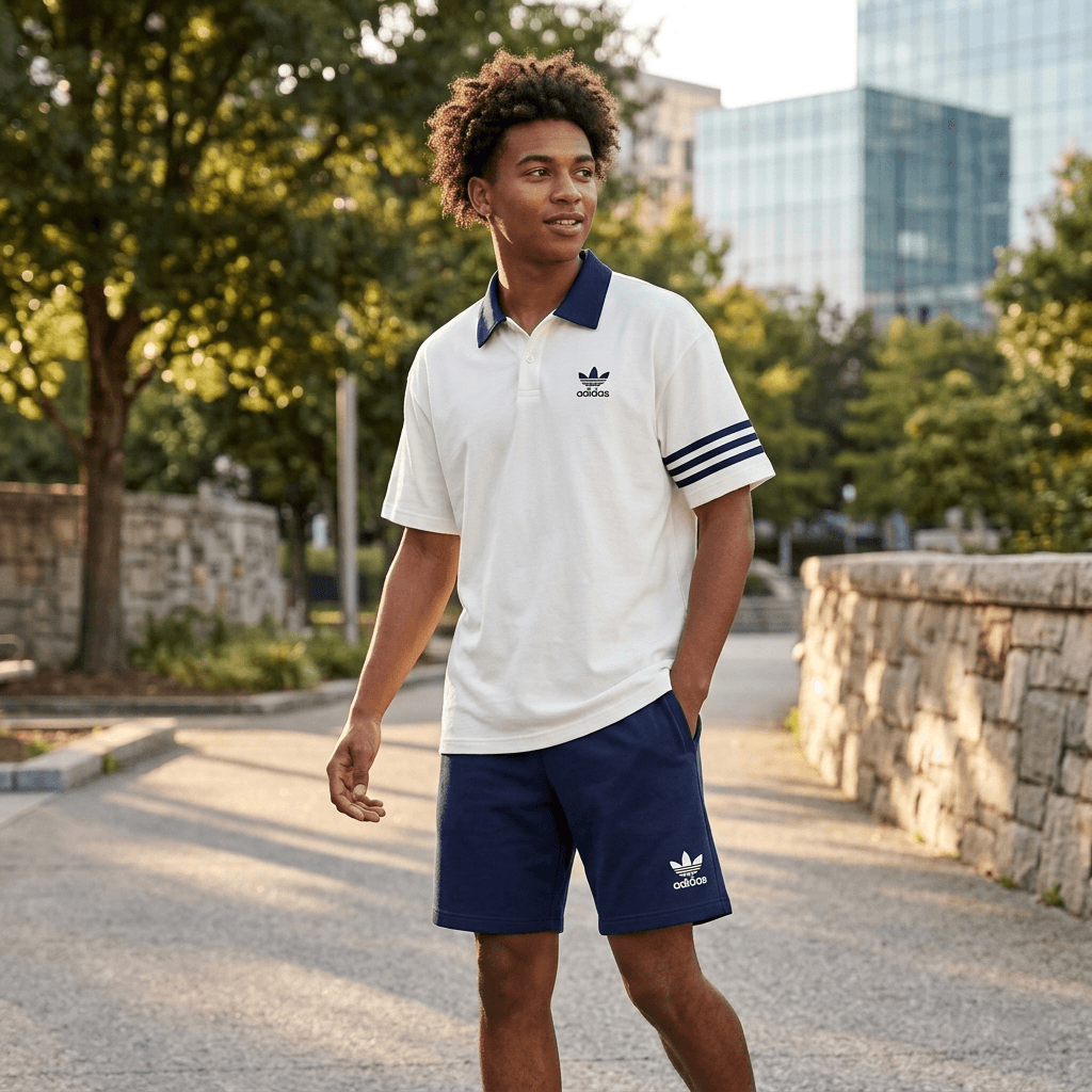 Ensemble Αdіԁаѕ - Polo et Short en Coton