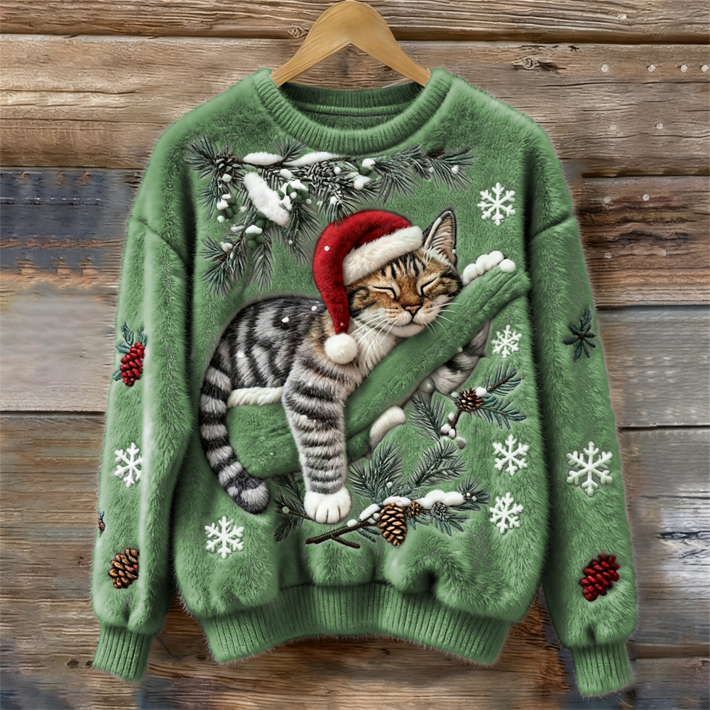 Pull de Noël 3D pour Chats™ - Edition Limitée