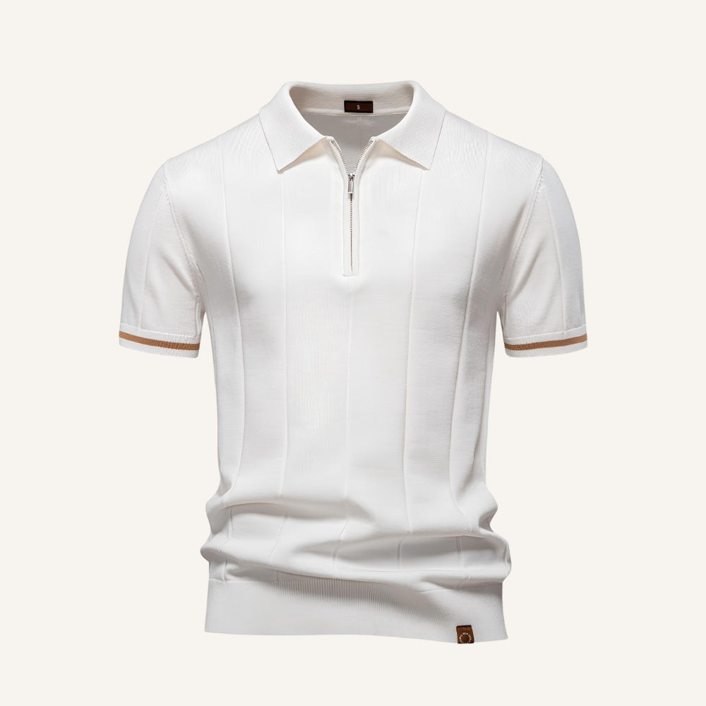 Polo Vissori demi-zip pour homme