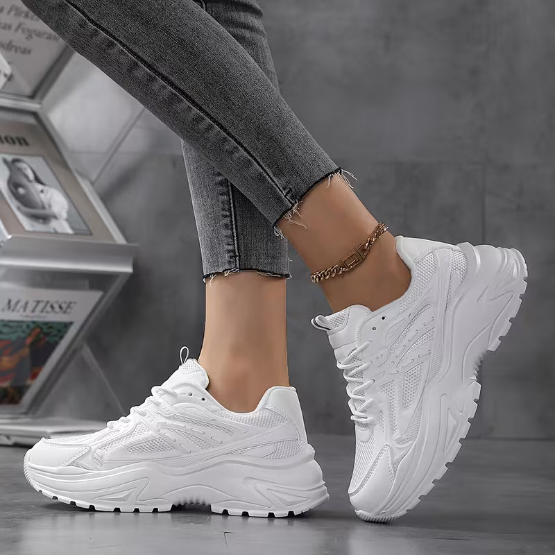 Sneakers Casual — Semelle Épaisse & Antidérapantes / Confort Quotidien