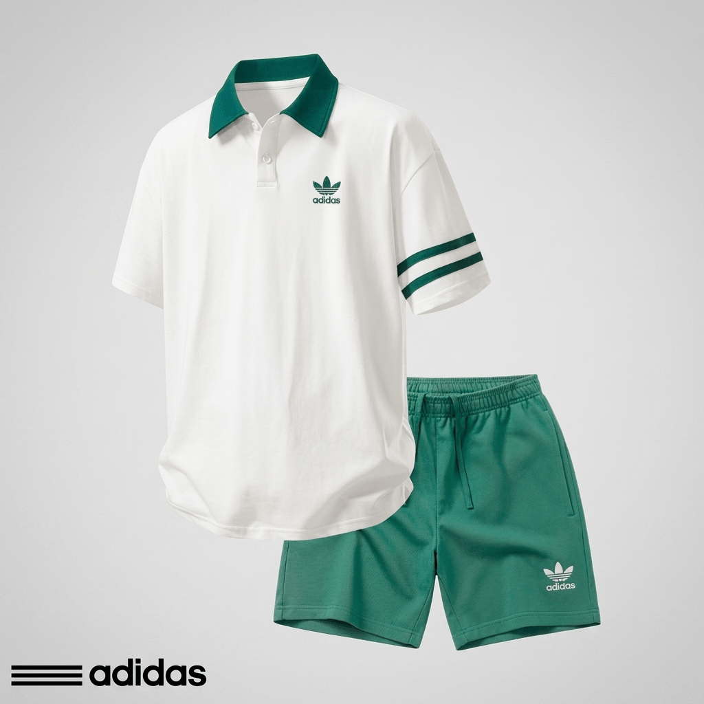 Ensemble Αdіԁаѕ - Polo et Short en Coton
