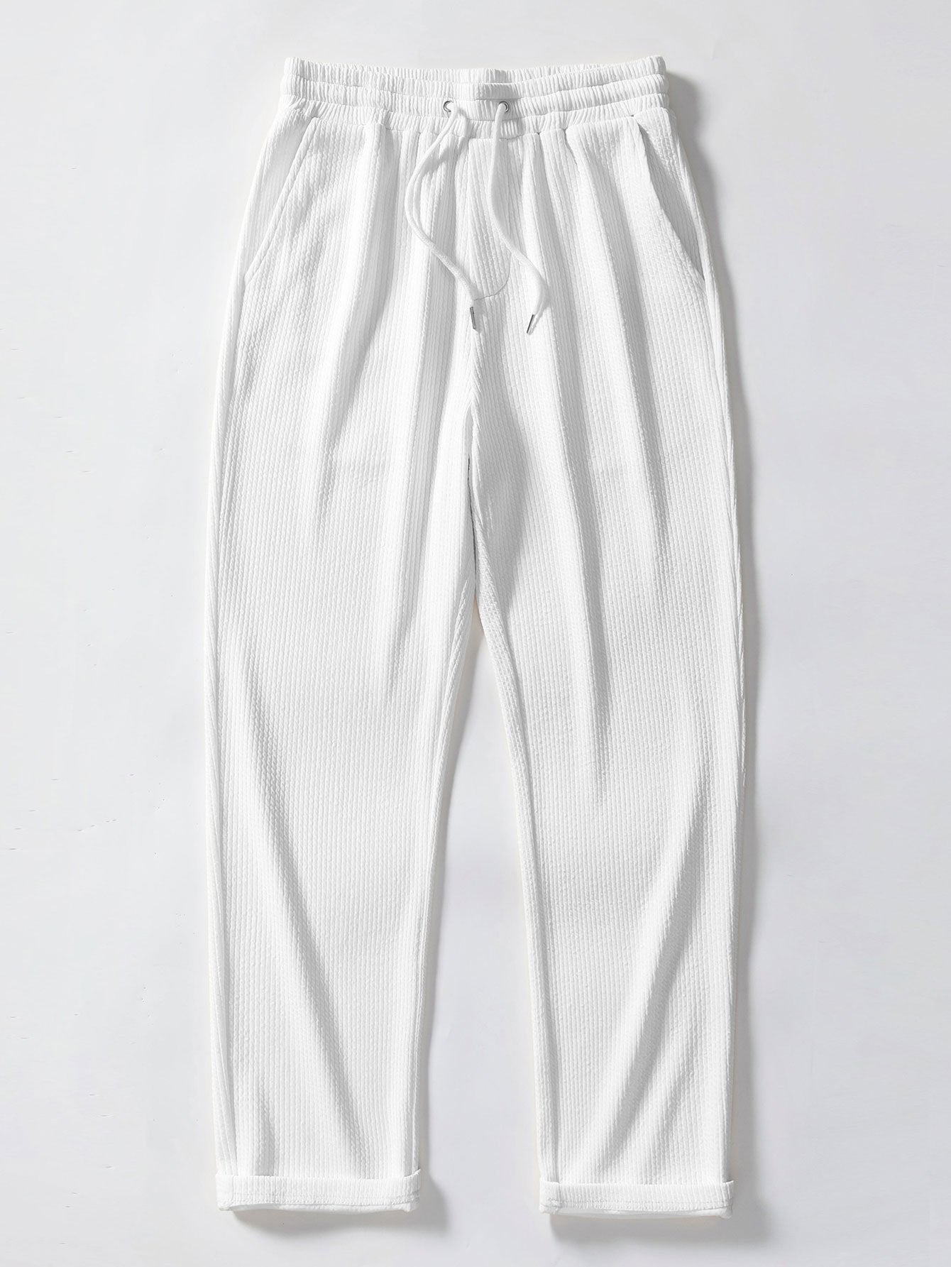 Island Sailing Print Button Up Shirt & Straight Leg Ribbed Pants