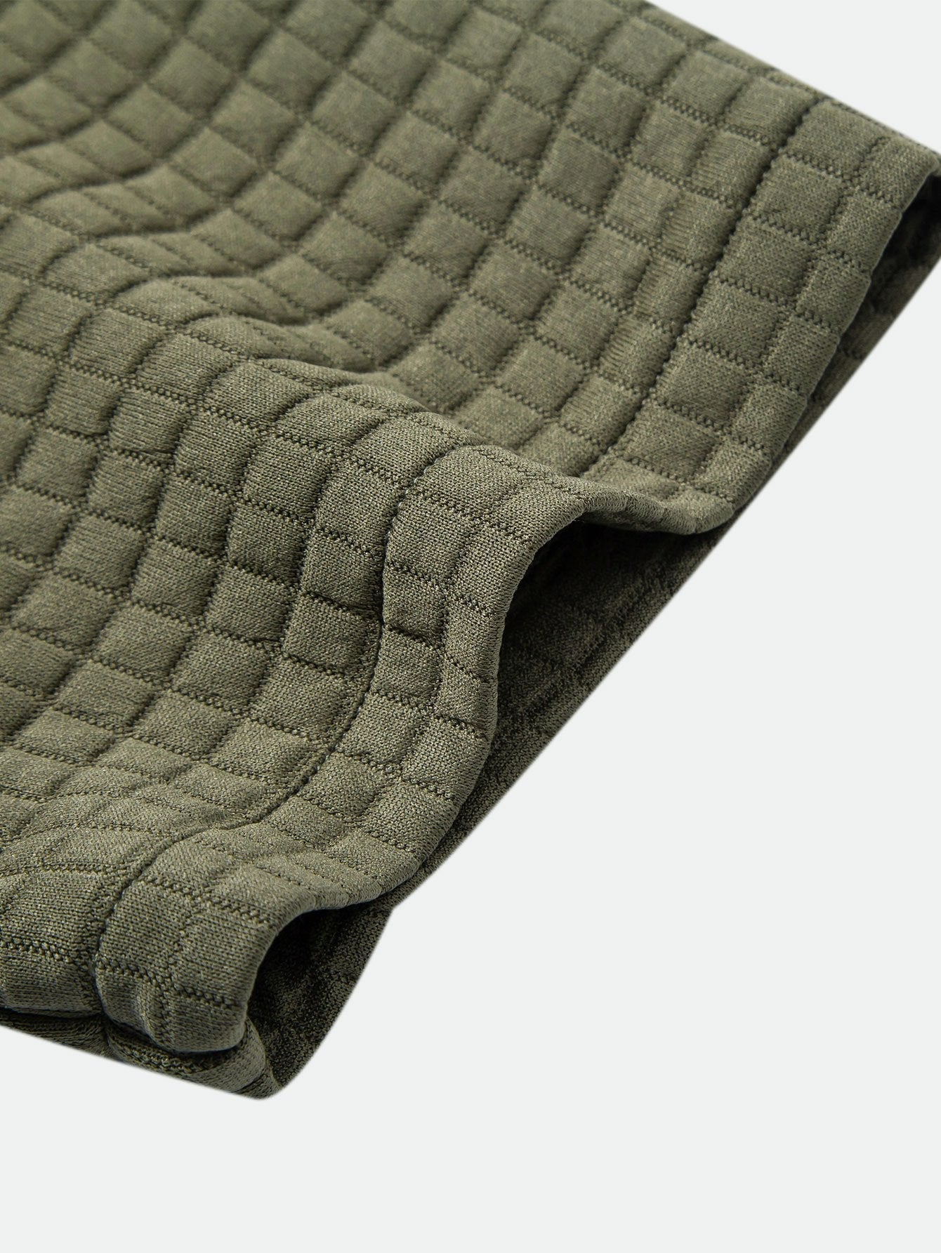 Short Sleeve Waffle Shirt & Drawstring Waffle Jogger Pants