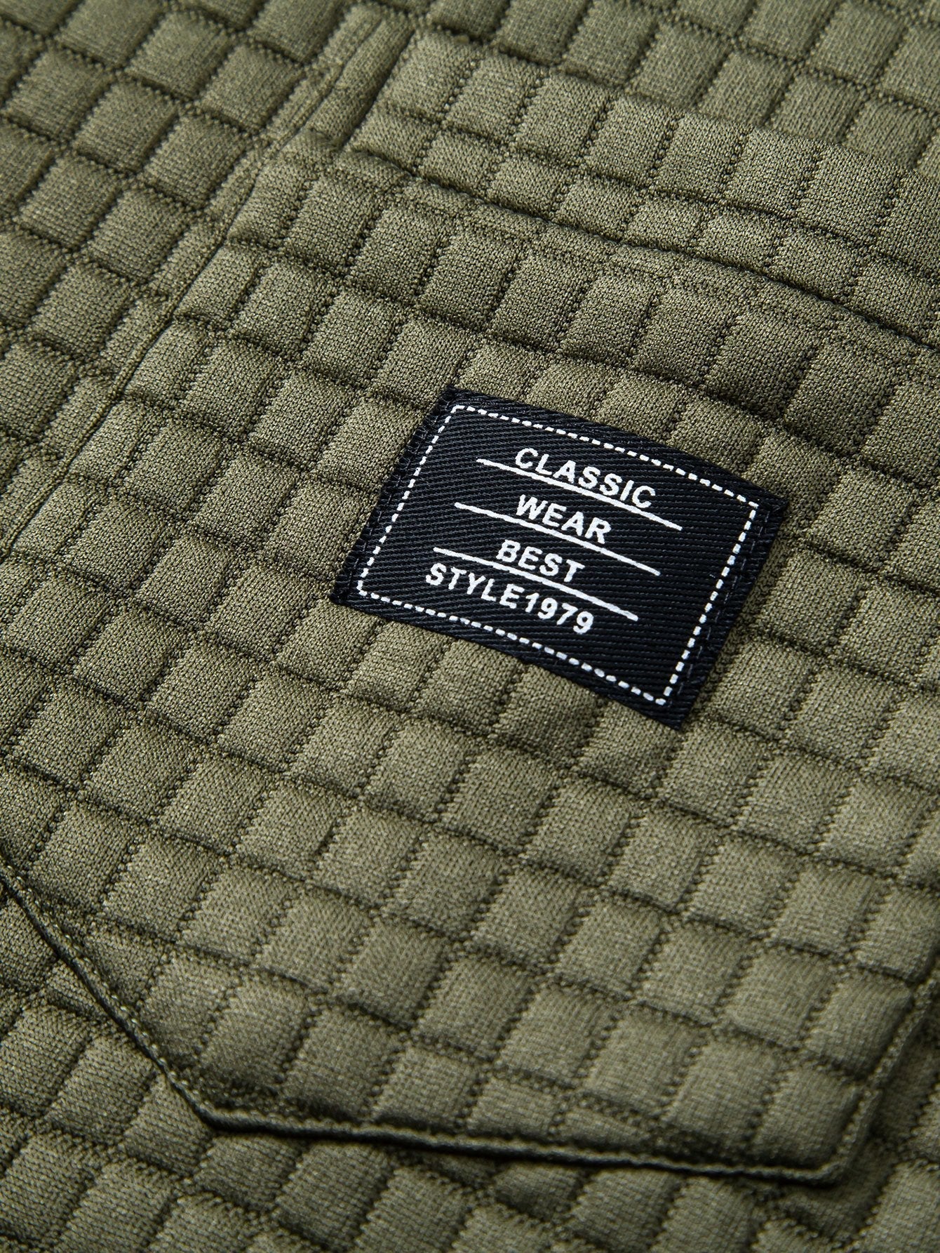 Short Sleeve Waffle Shirt & Drawstring Waffle Jogger Pants