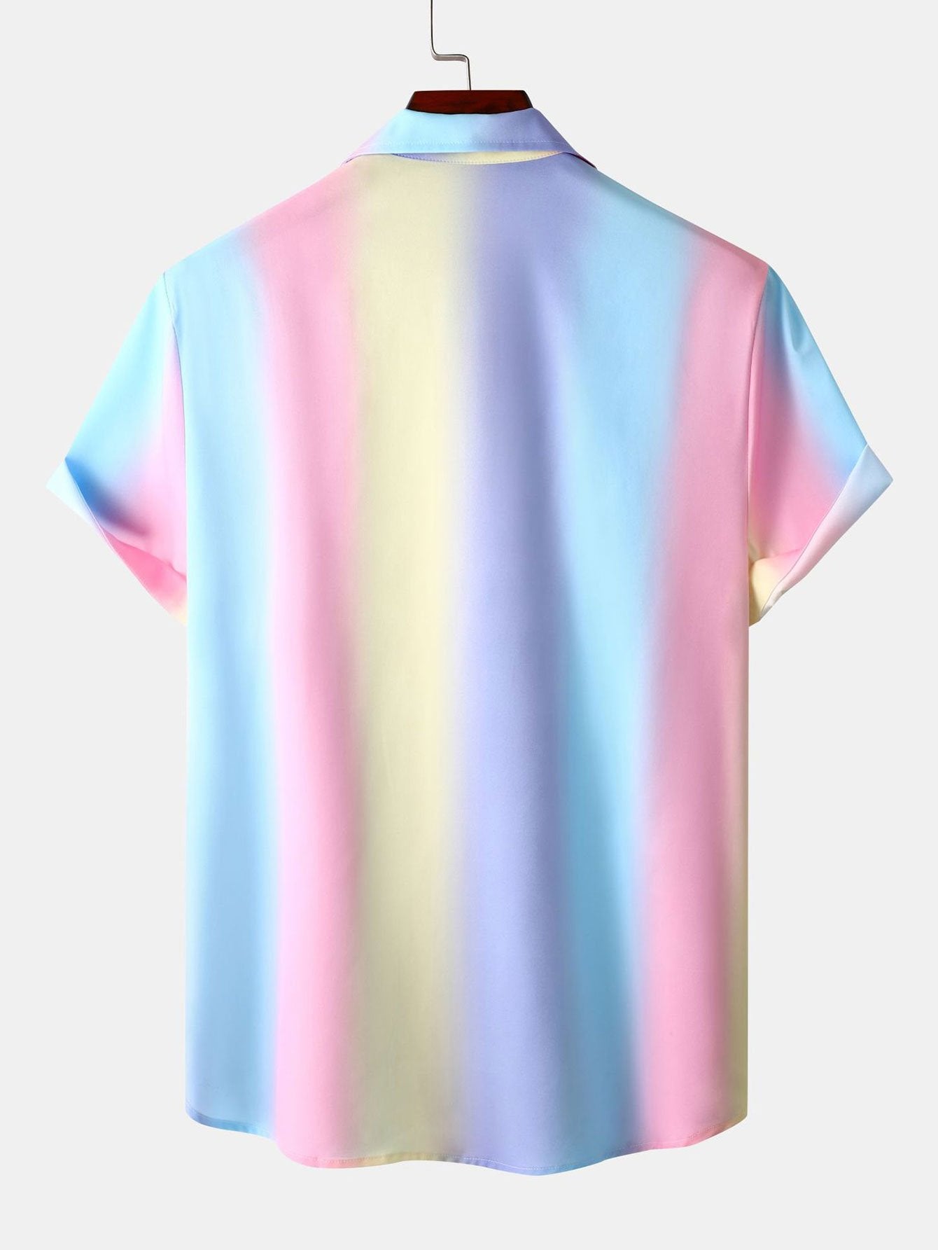 Ombre Print Cuban Shirt & Swim Shorts