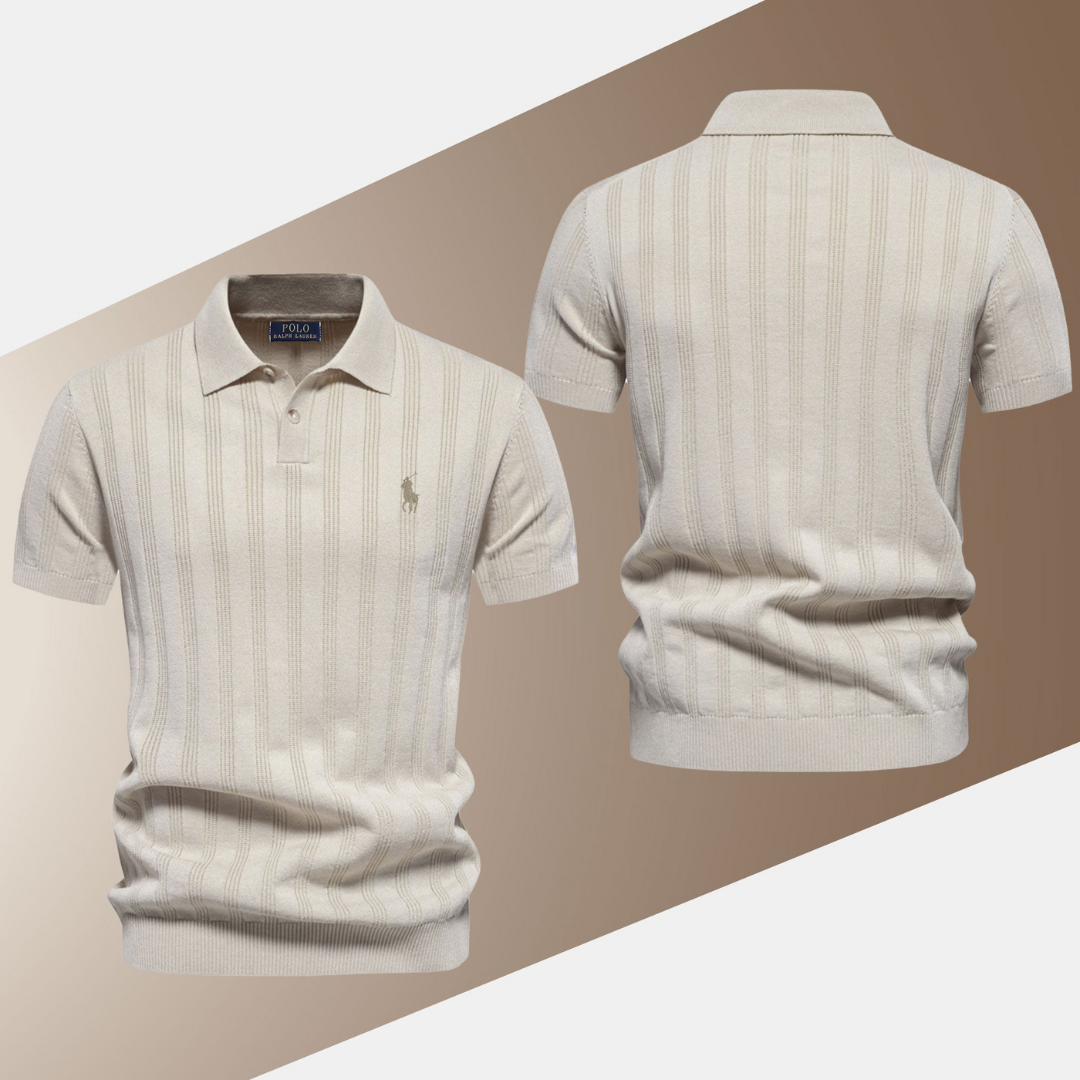 Ralph Lauren - Polo Structuré en Tricot – Élégance