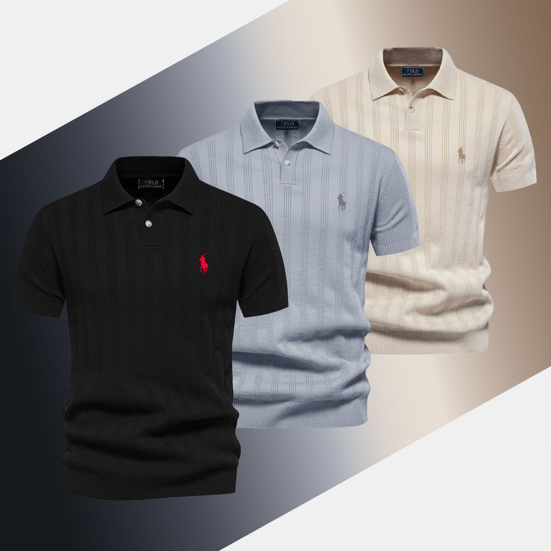 Ralph Lauren - Polo Structuré en Tricot – Élégance