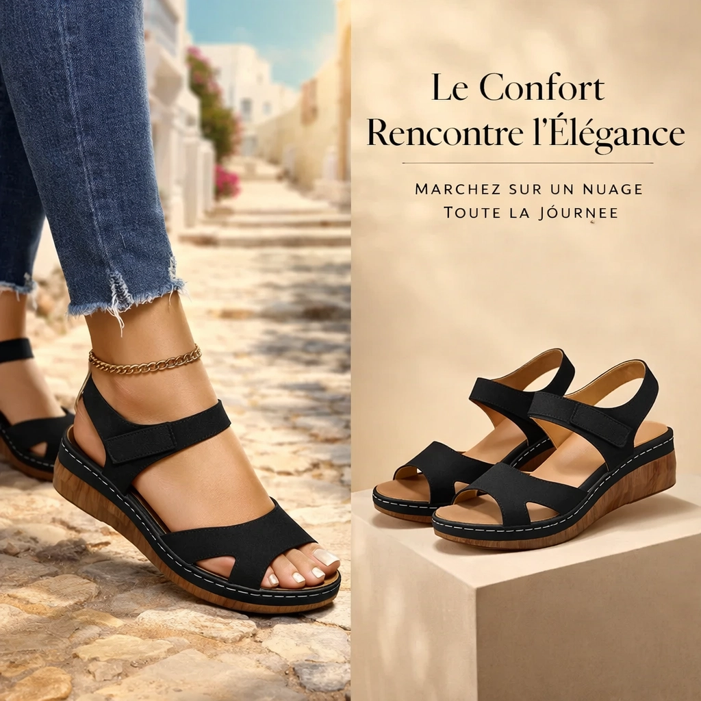 Sandales Orthopédique & Légères à Scratch — Exclusive Femme